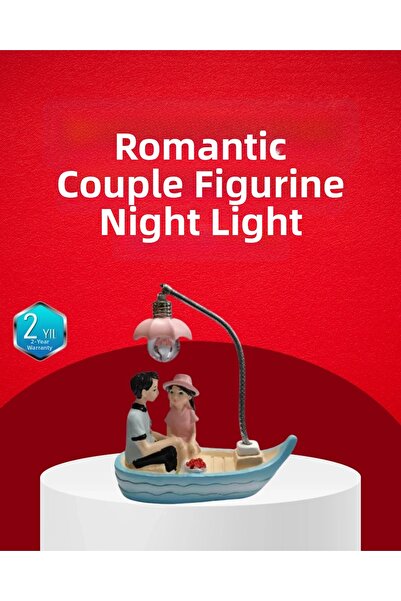 Epilons ضوء ليلي مزخرف على شكل زوجين رومانسيين لعيد الحب