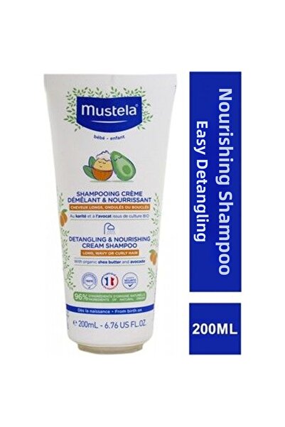 Mustela شامبو مغذي مضاد لتشابك الشعر 200 مل