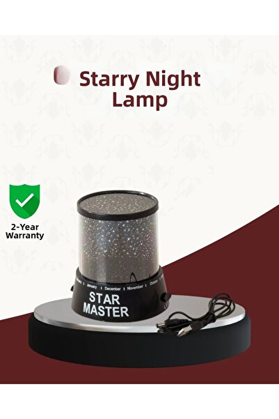 Epilons Proiector LED cu efect de galaxie, lumină de noapte portabilă cu stele