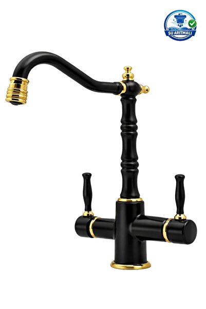 DUREVO Su Aritmali Rustic Vintage Kitchen Faucet Zen Design - Swivel Head Fea...