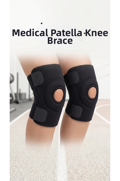Clevora Supported Knee Brace Sports Knee Pad for Patella Meniscus Pain Double...