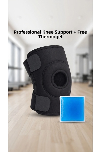 MericLine دعامة الركبة مع دعم متقاطع وتقنية الثيرموجيل لعلاج آلام الغضروف اله...