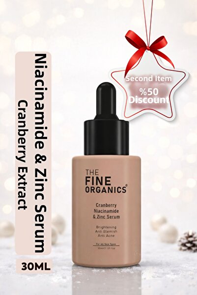 THE FINE ORGANICS 30 مل سيروم مضيء مضاد للبقع الداكنة من النياسيناميد والزنك ...