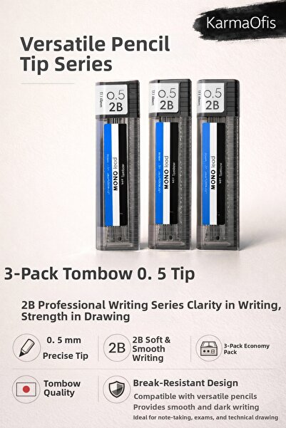 KarmaOfis 0.5 2B رأس قلم متعدد الاستخدامات |   خيار الحزمة الثلاثية |   إنتاج...
