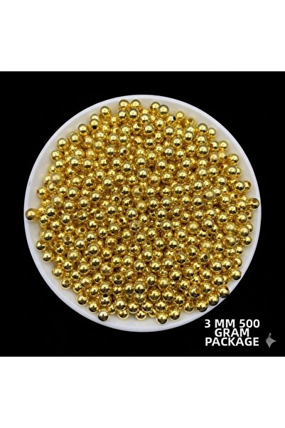 Ralp Moda 3 mm Ccb Coated Plastic Beads 50 Grams