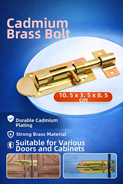 DESIPHON Door Latch Metal Chrome Latch Door Window Safety Lock Secure Lock Sy...