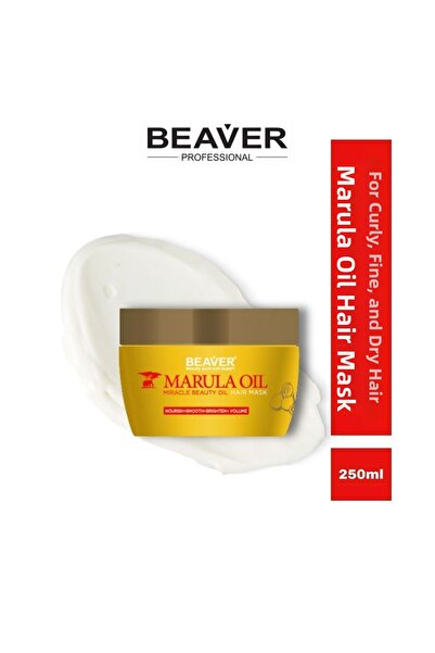 Beaver قناع الشعر بزيت بيفر مارولا 250 مل |   العناية المركزة الخاصة لإصلاح ا...