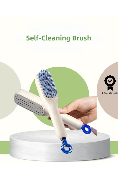 lowell home Anti-Static Hair Comb – Easy to Clean, Silicone Massage Tip, Comp...