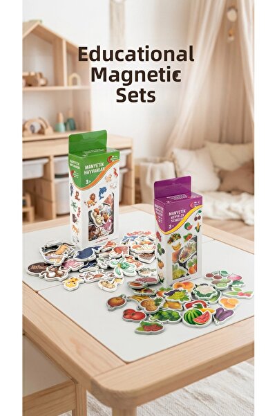 My Reality Fashion مجموعة تعليمية مغناطيسية مكونة من 30 قطعة من الحيوانات و26...