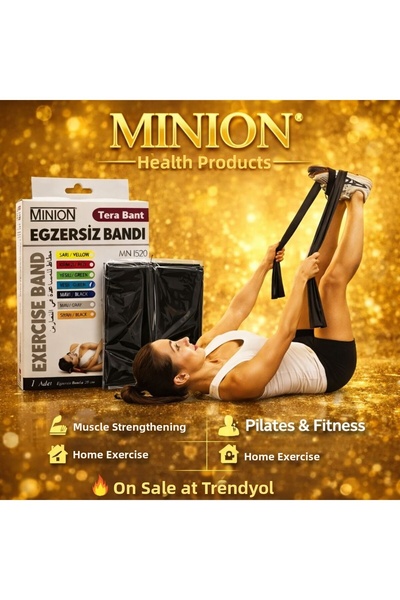 Minion Bandă de exerciții Terra Culoare neagră Bandă Tera Bandă Pilates