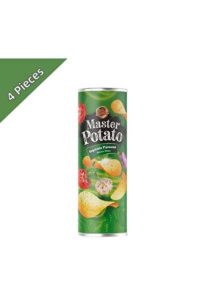 Master Potato Vegetable Flavored Potato Chips (160 g) X 4 Pieces