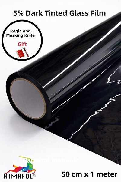RİMAFOL 5% negru închis la culoare pentru casă, birou, balcon - Folie pentru ...