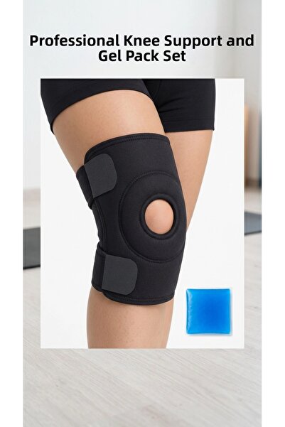 MericLine Athlete's Knee Brace with Cross Support and Thermogel for Meniscus,...