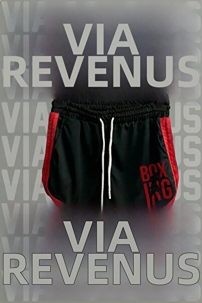 Vordevia Boxing Printed Women's Sports Running and Fitness Shorts with Stripe...