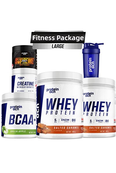 Proteinocean حزمة اللياقة البدنية كبيرة - التفاح الأخضر والكراميل المملح