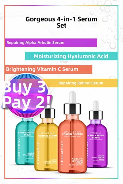 Ceremony Repairing Alpha Arbutin + Revitalizing Vitamin C + Repairing Retinol...