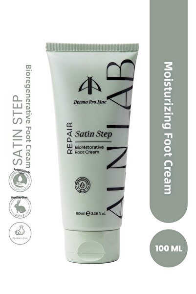 ALN LAB كريم ساتان ستيب المرطب للقدمين - زيت الأرغان والشيا وزيت شجرة الشاي ل...