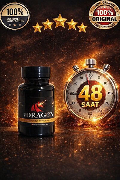 BONİE Red Dragon with Extract, Ep3Medium, and Ginseng, 30 Capsules