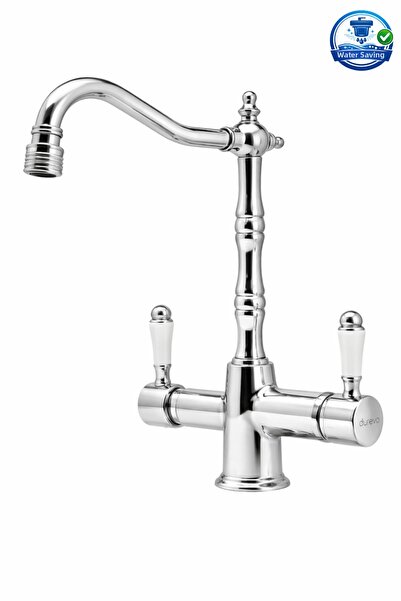 DUREVO Su Aritmali Rustic Vintage Kitchen Faucet Zen Design - Swivel Head Fea...
