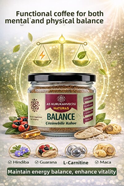 AS Kurukahvecisi Naturas Balance 120 g (Chicory, Guarana, L-Carnitine, Maca, ...