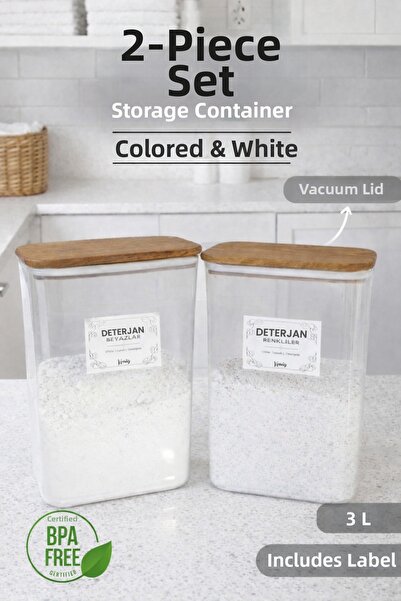 naturelove عبوة من قطعتين من غطاء مكنسة كهربائية من الخشب الطبيعي، علبة منظف ...