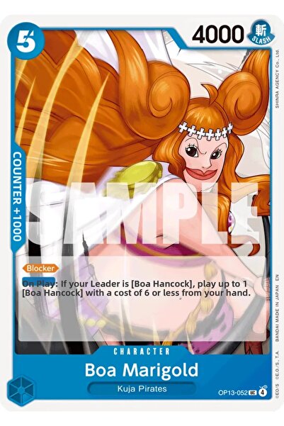 Bandai TCG One Piece Boa Marigold Op13-052 Licensed Playing Card (En)