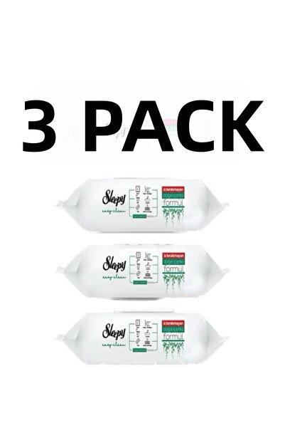 Sleepy مناديل تنظيف الأسطح 3 عبوات تحتوي على 100 300 ورقة