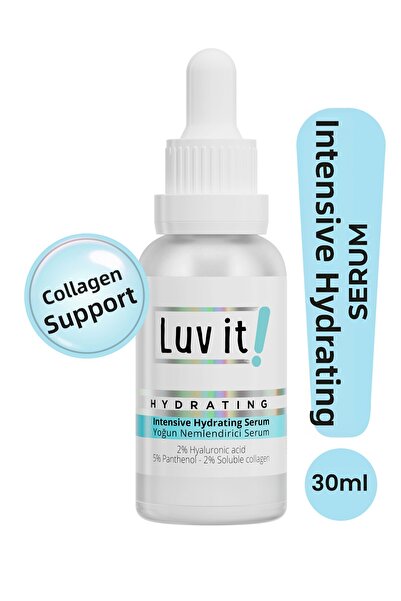 Luv it! سيروم ترطيب مكثف (حمض الهيالورونيك + بانثينول + كولاجين المذيبات) 30 مل