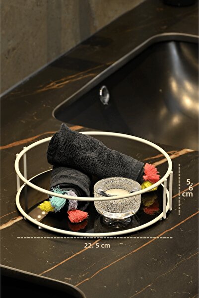 Edora Home Organizator de baie bej, bijuterii cosmetice, parfum, prosop, orga...