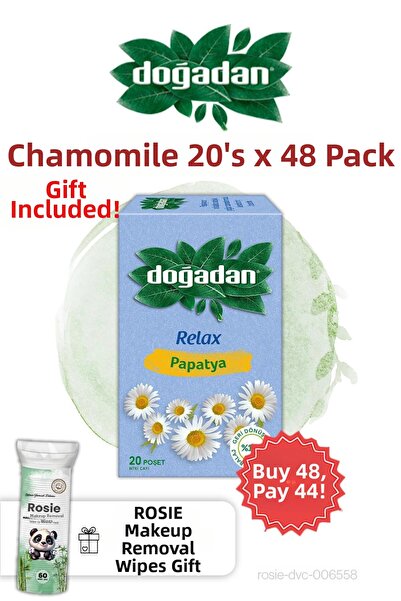 Doğadan شاي عشبة البابونج اشترِ 48 واحصل على 44 مجانًا وروزي