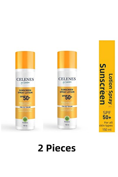 Celenes By Sweden by Sweden Herbal Sun Protection Lotion Spray 50 Spf- 2 Pieces