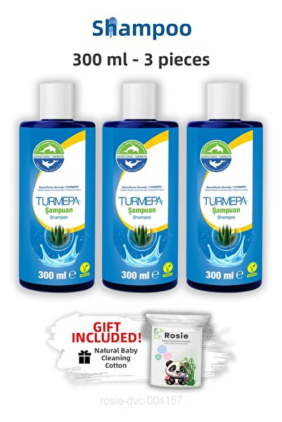 Turmepa Shampoo 300 ml 3 Pieces and Rosie