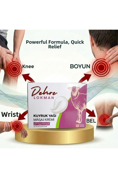 Dehre Lokman كريم تدليك بزيت ذيل الحصان 90 جرام