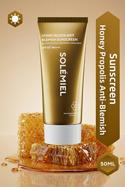 Solemiel Spf50+ Sunscreen with Honey & Propolis Extract to Help Support the S...