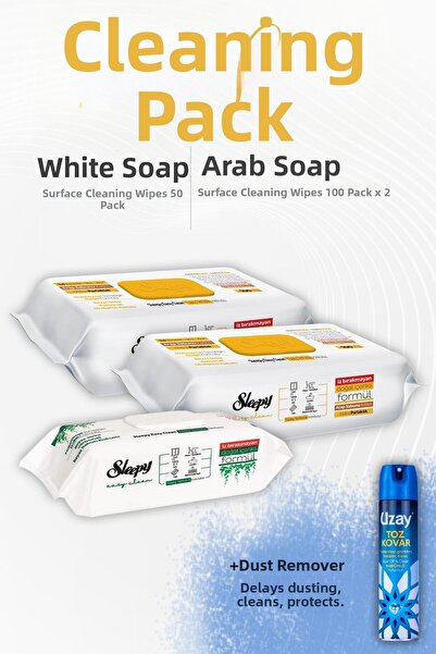 Sleepy مجموعة التنظيف Düvenci 11 (2 قطعة 100 قطعة، قطعة واحدة 50 قطعة وطارد ا...