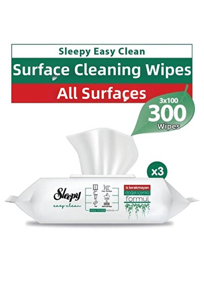 Sleepy صابون أبيض سهل التنظيف 100 قطعة 3 عبوات