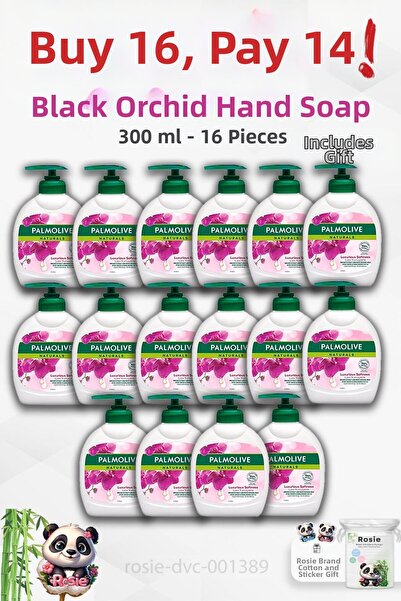 Palmolive اشتري 16 واحصل على 14 صابون سائل ناتشورالز بلاك أوركيد فاخر النعومة...