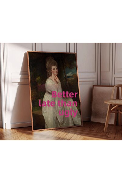 woodhomeworks One Piece Better Late Than Ugly- Geç Olsun Çirkin Olsun Tablo V...