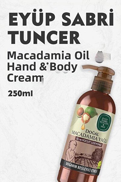 Eyüp Sabri Tuncer Natural Macadamia Oil Hand and Body Lotion 250 ml