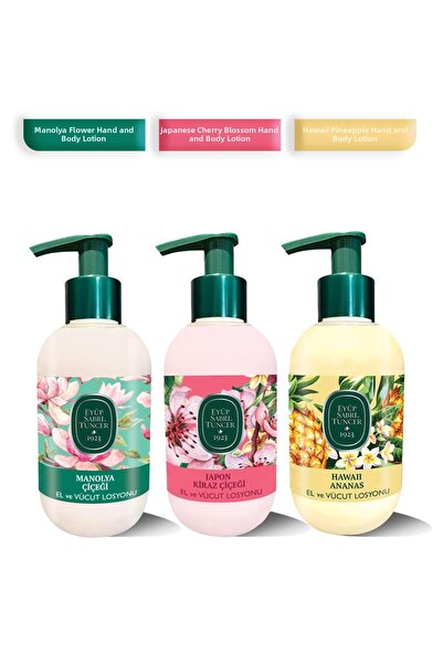 Eyüp Sabri Tuncer Magnolia, Japanese Cherry and Hawaiian Pineapple Lotion 280 ml