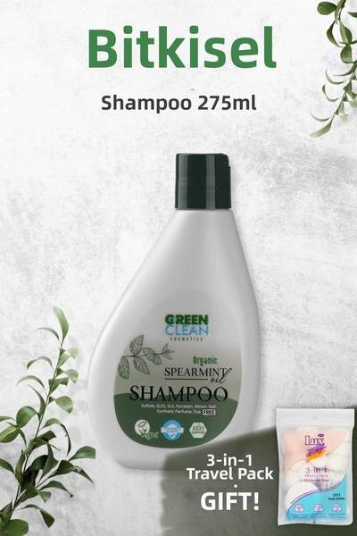 Green Clean Spearmint Shampoo 275 ml - Gift