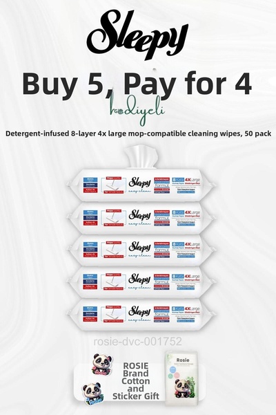 Sleepy Buy 5 Pay for 4 Laundry Water Mop Compatible 50's and Rosie