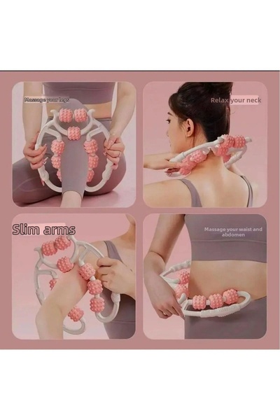 Özlem Toys Aparat de masaj pentru relaxarea mușchilor, rolă reglabilă pentru ...