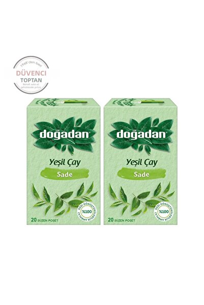 Doğadan شاي أخضر عادي 20 قطعة × 2 قطعة