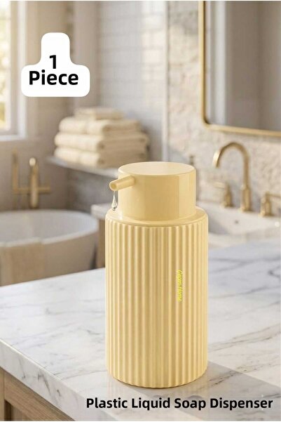 ÇEÇEN HOME (1 bucată) Dozator de săpun lichid din plastic, dozator rotund de ...