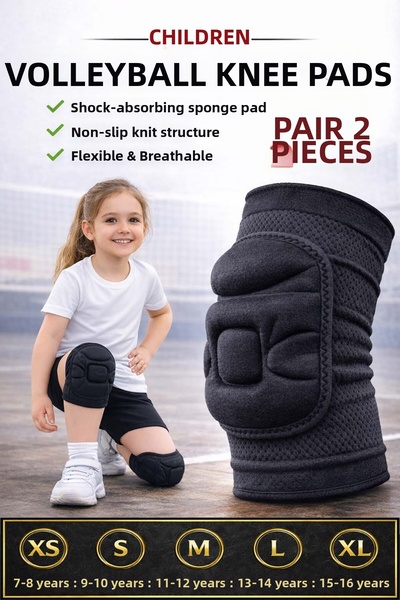 Liggo وسادة ركبة مزدوجة للأطفال للكرة الطائرة لحارس المرمى، وسادة ركبة منقوشة...