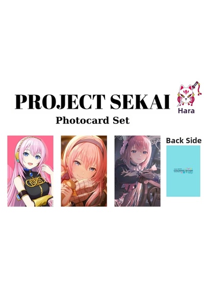 Hara Company Set de photocards Project Sekai Megurine Luka / Set de carduri d...