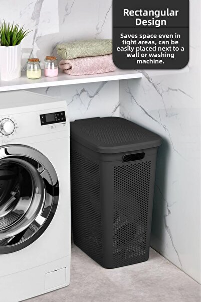 Cosiness Cosi Διακοσμητικό Καλάθι Βρώμικων Ρούχων με Λεπτό Καπάκι 39 Lt.