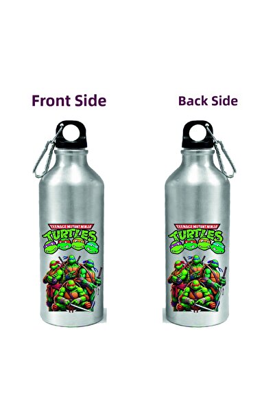 DKDZ SHOP قارورة ماء معدنية بسعة مطبوع مل مع خطاف فضي.