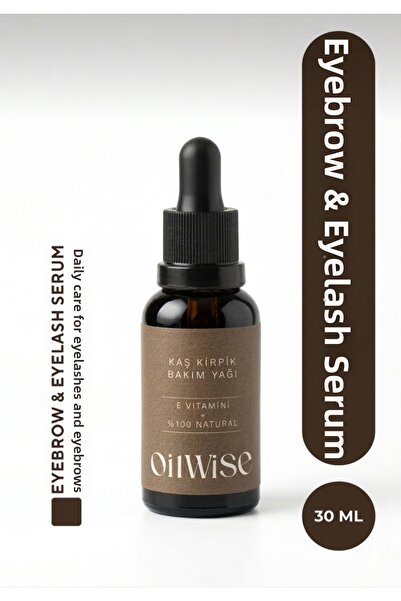 Oil Wise زيت العناية بالرموش والحواجب من أويل وايز، مقوي ومغذي، 30 مل